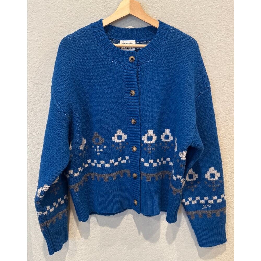 NEW Damson Madder Romily Wool Cardigan Size US/10 - Picture 12 of 13